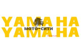 Буквенная наклейка "YAMAHA" (19х5 см, желтые, 2 шт) "OLN"