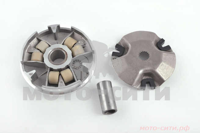 Вариатор передний Yamaha Jog, Axis, Aprio (3KJ, 4JP, 5BM; под вал 13 мм, +палец) "F-64"