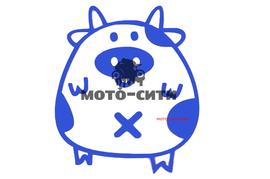 Декоративная наклейка "PIG " (синяя) "OLN"