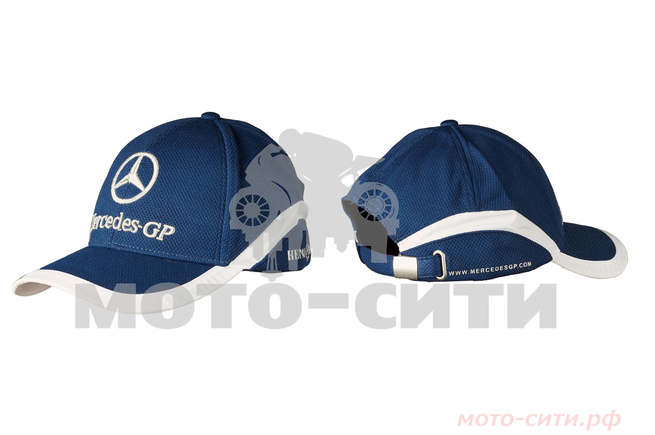 Бейсболка синяя, 100% хлопок "Mercedes-Benz"