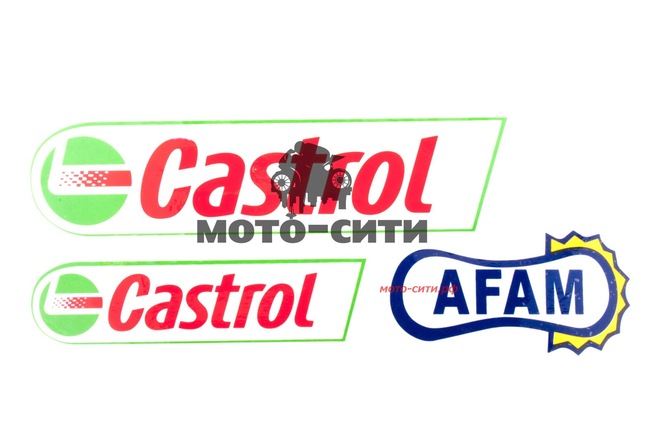 Набор наклеек "CASTROL " производитель "OLN"