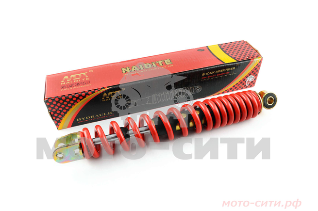 Амортизатор Honda Tact (310 мм, красный) "NDT"