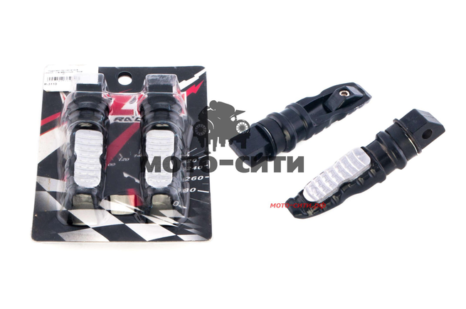 Пассажирские подножки (серебристые) Model 2 "RIDE IT"