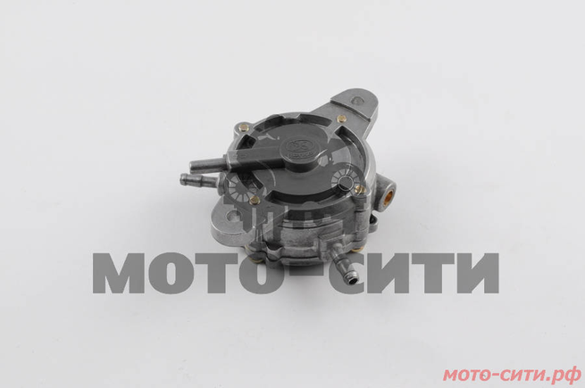 Бензонасос вакуумный универсальный (на максискутера 200-600cc, 3 выхода, круглый) JS