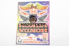 Набор наклеек "Honda " (26х18 см, 12 шт) "OLN"