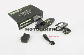 Велосипедная аудиосистема на руль (влагостойкая, фонарик, рация, МР3/USB/SD/Bluetooth/FM-радио) "NEO"