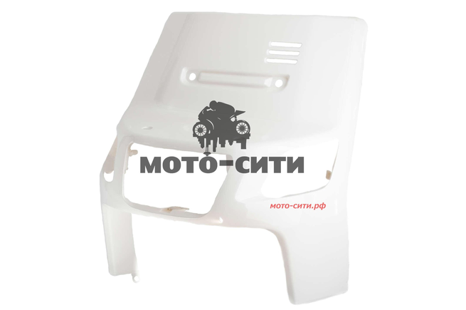 Пластик на скутер Yamaha GEAR передний клюв (белый) "KOMATCU"