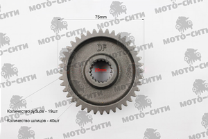 Шестерня редуктора 152QMI / 157QMJ (вторичного вала) "SK"