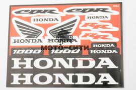 Набор наклеек "Honda CBR" (22х17 см, 12 шт) "OLN"