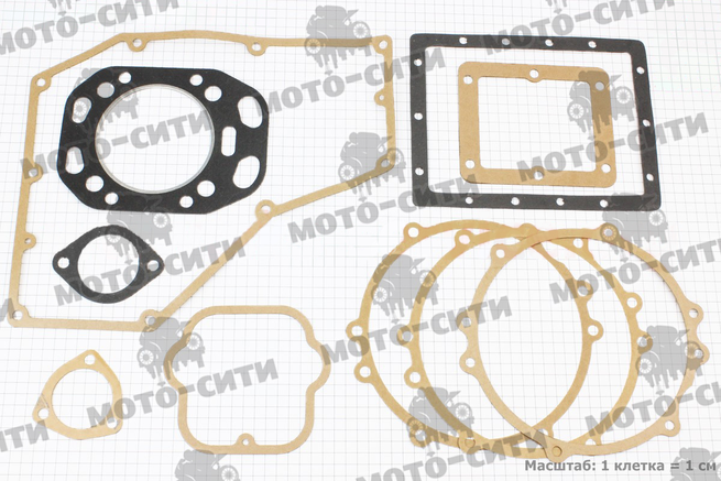 Прокладки двигателя ZS 1100 (15 Hp, к-кт 10 шт.) "SK"