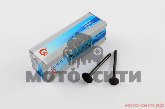 Клапаны (пара, голые) 4T GY6 50 (L-64.5mm) OEM